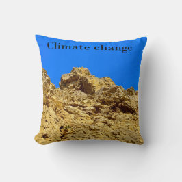 Almofada Alterações climáticas cuidam do ambiente