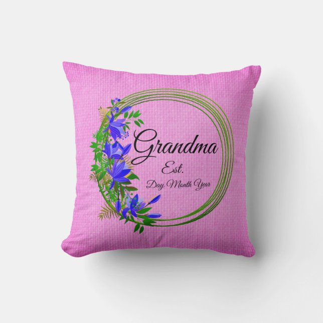 Almofada Alterar Texto Vovó Est Vovó Vovô (Frente)