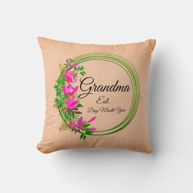 Almofada Alterar Texto Vovó Est Vovó Vovô (Frente)