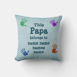 Almofada Alterar TODOS os Nomes - Este Papa pertence a Thro