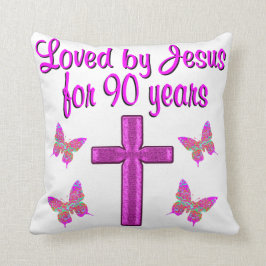 ALMOFADA AMADO POR JESUS POR 90 ANOS
