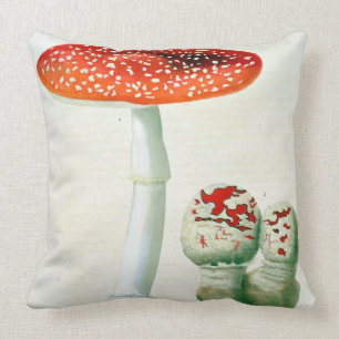 Almofada Amanita Muscaria de "Phytographie Medicale" por J