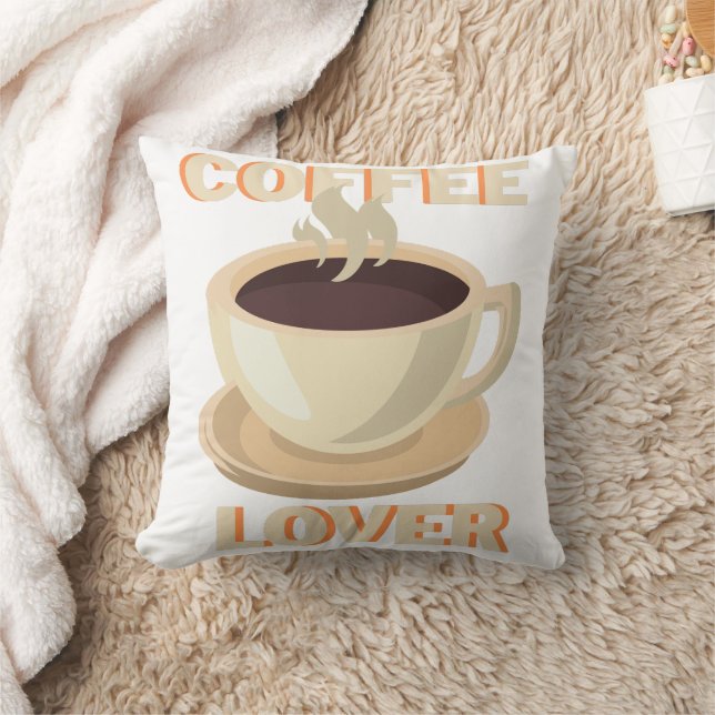 Almofada Amante de Café – Fofo e Aconchegante para Fãs de C (Cobertor)