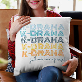 Almofada Amante de Drama Coreano Moderno Só Mais Um Episódi