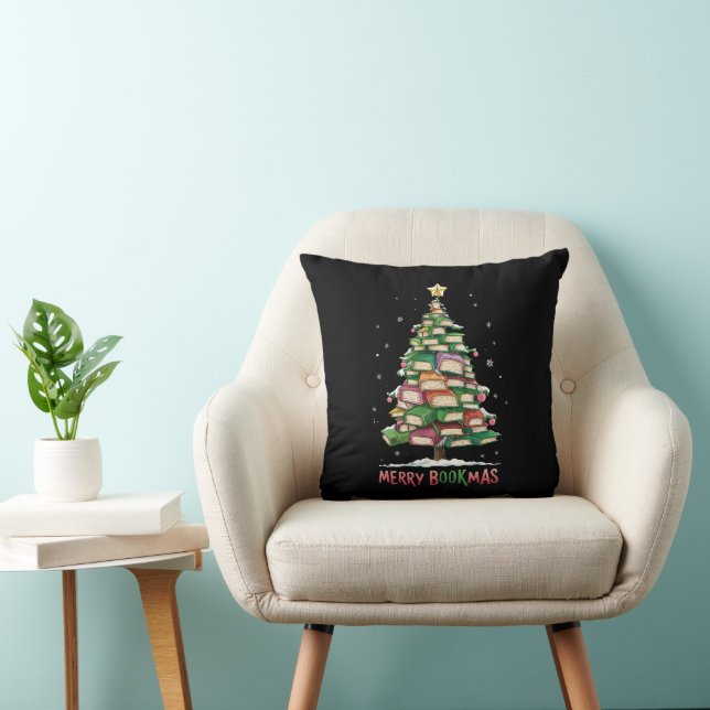 Almofada Amante de Livros de Natal Bibliotecário de Árvore  (Cadeira)