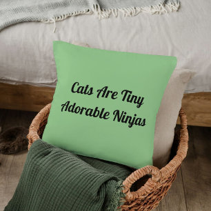 Almofada Amantes de animais de estimação DIY Citação engraç