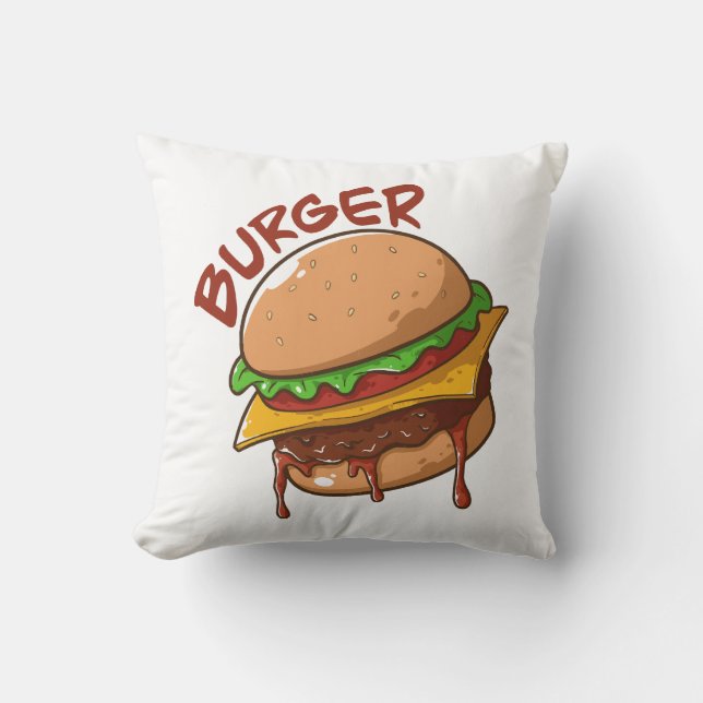 Almofada Amantes de Burger (Frente)