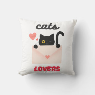 Almofada amantes de gatos