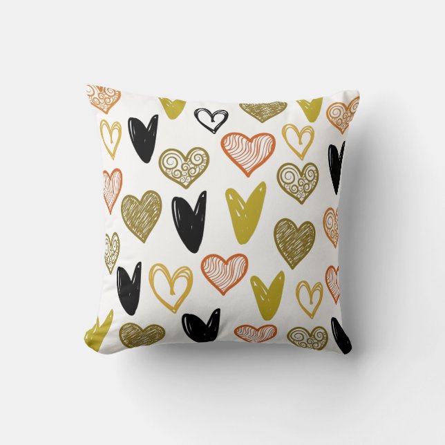 Almofada Amar Corações Desenhado (Frente)