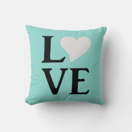 Almofada Amar Noiva e Co Teal Blue Casamento Decor