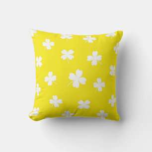Almofada amarelo amarelo afortunado