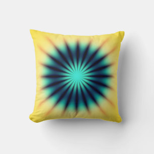 Almofada Amarelo Azul Radiante