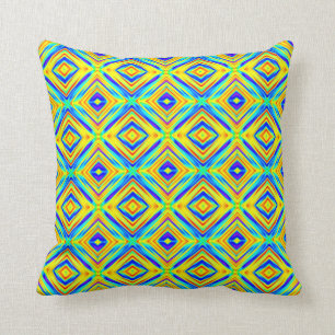 Almofada Amarelo e Azul