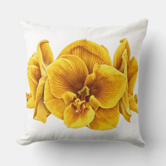 Almofada Amarelo Sunshine - Travesseiro Retrô Amaryllis