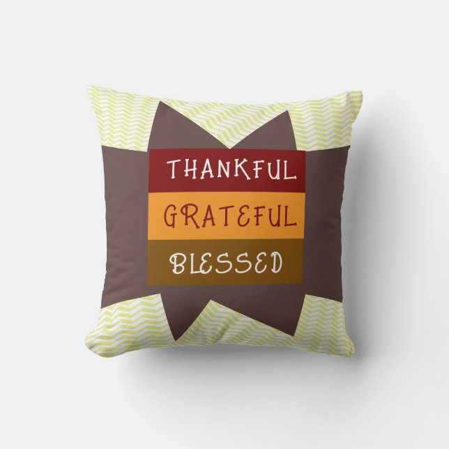 Almofada Amarelo Zigzag (Frente)