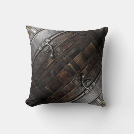 Almofada Amarra sobre madeira