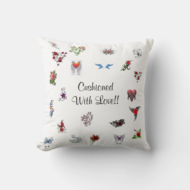 Almofada Amarrado Com Amor (Frente)