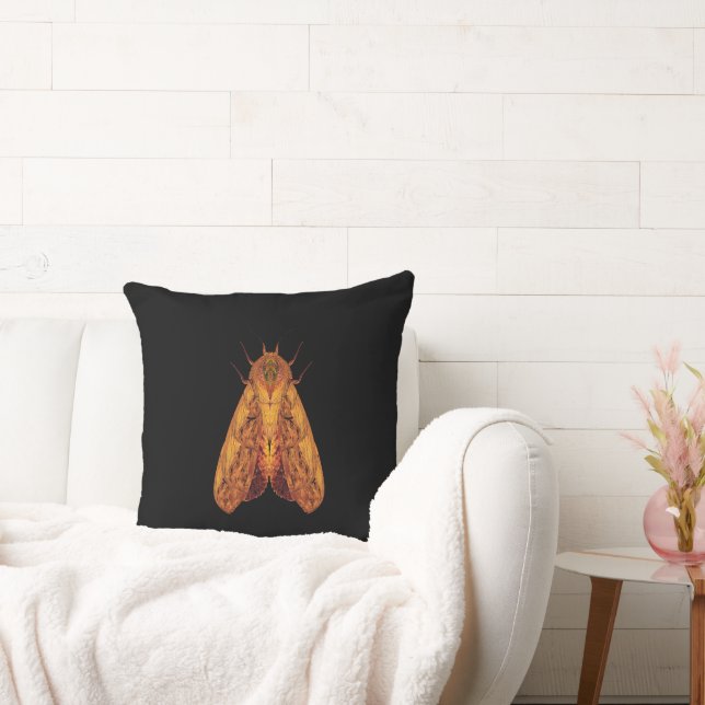 Almofada Amber Moth – Surreal Nature Form (Sofá)