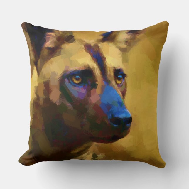 Almofada Ame a Arte Canina Africana (Frente)