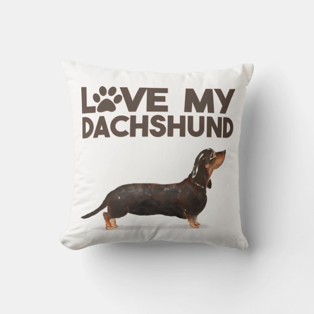 ALMOFADA AME MEU DACHSHUND (Frente)