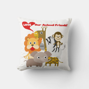Almofada Ame nossos amigos animais