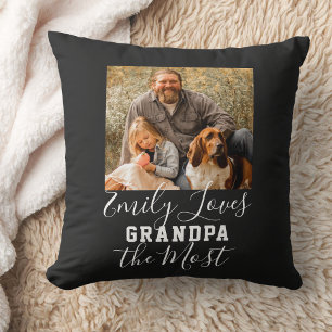 Almofada AMEM O GRANDPA O Dia de os pais MAIS Personalizado