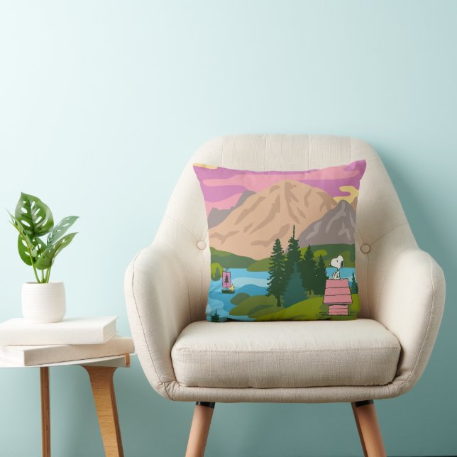 Almofada Amendoins | Snoopy & Woodstock O Excelente No Exte (Cadeira)