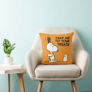 Almofada Amendoins Woodstock Scare Snoopy