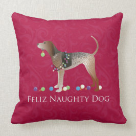 Almofada American English Coonhound Natal