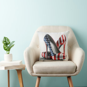 Almofada American Flag High Heels