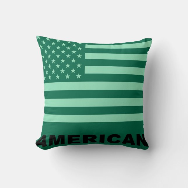 Almofada American Flag Vintage (Frente)
