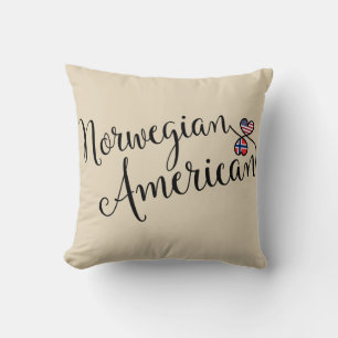 Almofada Americano norueguês coxim entrelaçado do lance d