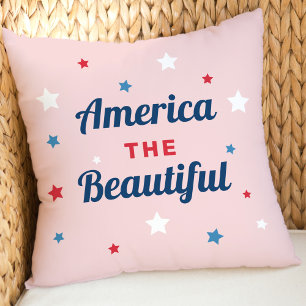 Almofada Americano, o Belo Rosa, Quarto de Julho