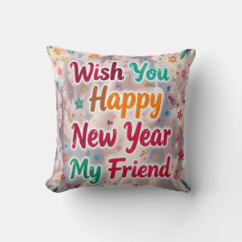 Almofada Amigo do feliz ano novo