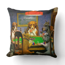 Amigo em Cães Necessários Jogando Poker