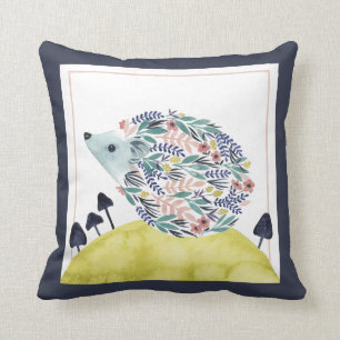 Almofada Amigos de Clementine  Folk Art Hedge Hog