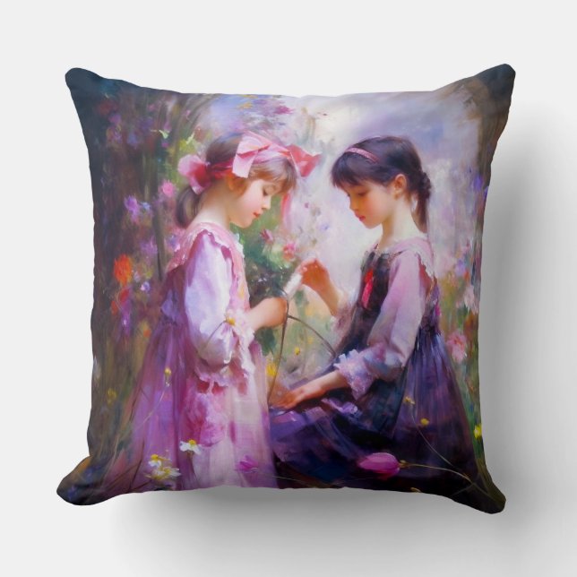 Almofada Amigos e Flores 2 (Frente)