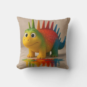 Almofada Amigos ímpares - Poster do Rainbow Dino