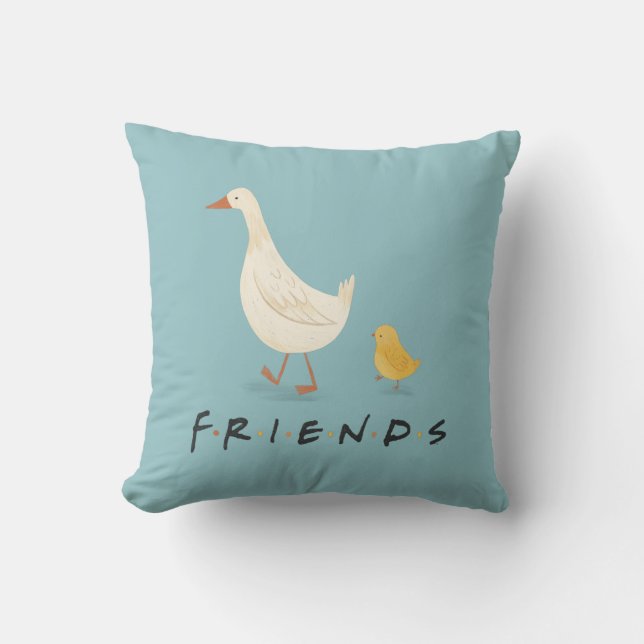 Almofada AMIGOS™ | O Pintinho e o Pato (Frente)