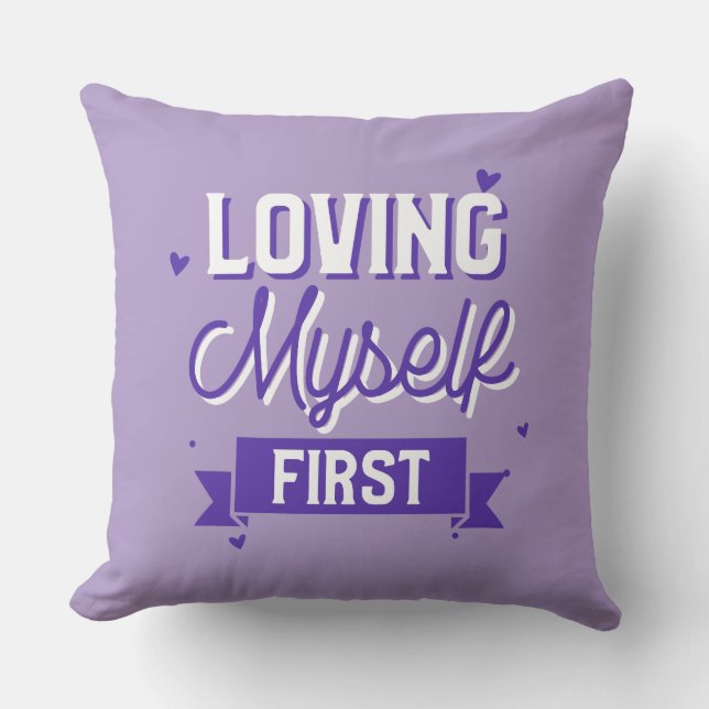 Almofada Amo-Me Primeiro Autoamor (Frente)