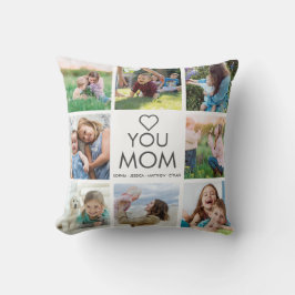 Almofada Amo-Te, Mãe, Foto Collage Heart