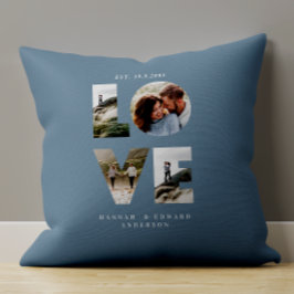 Almofada Amor 4 foto presente personalizado simples moderno