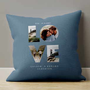 Almofada Amor 4 foto presente personalizado simples moderno