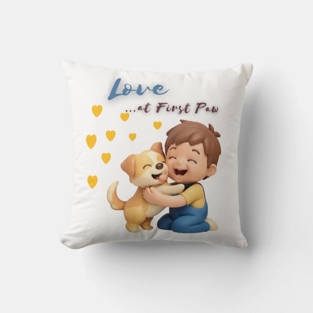 Almofada Amor à Primeira Pata  (Frente)