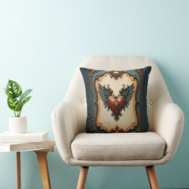 Almofada Amor atemporal, elegância surreal em estilo steamp
