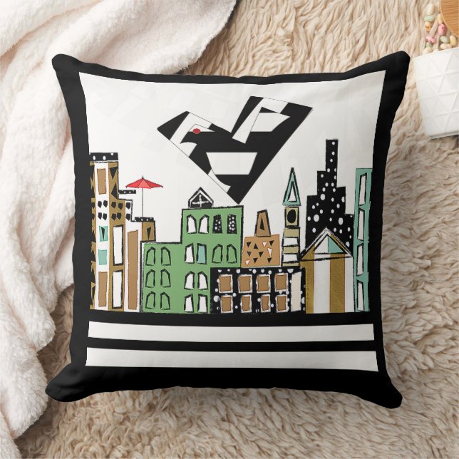 ALMOFADA AMOR AVE NA CIDADE (Cobertor)