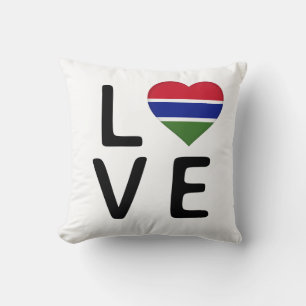 Almofada Amor - Bandeira Gâmbia
