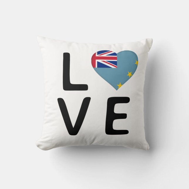 Almofada Amor - Bandeira Tuvalu (Frente)