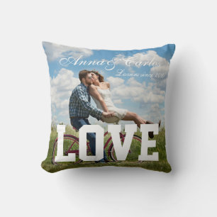 Almofada Amor com Fotografia de Casal Personalizado