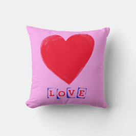 Almofada Amor com um Dia de os namorados Grande